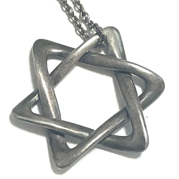 Tiffany & Co Tiffany & Co Star Of David Necklace Sv925 25g Silver Unisex - Picture 11 of 12